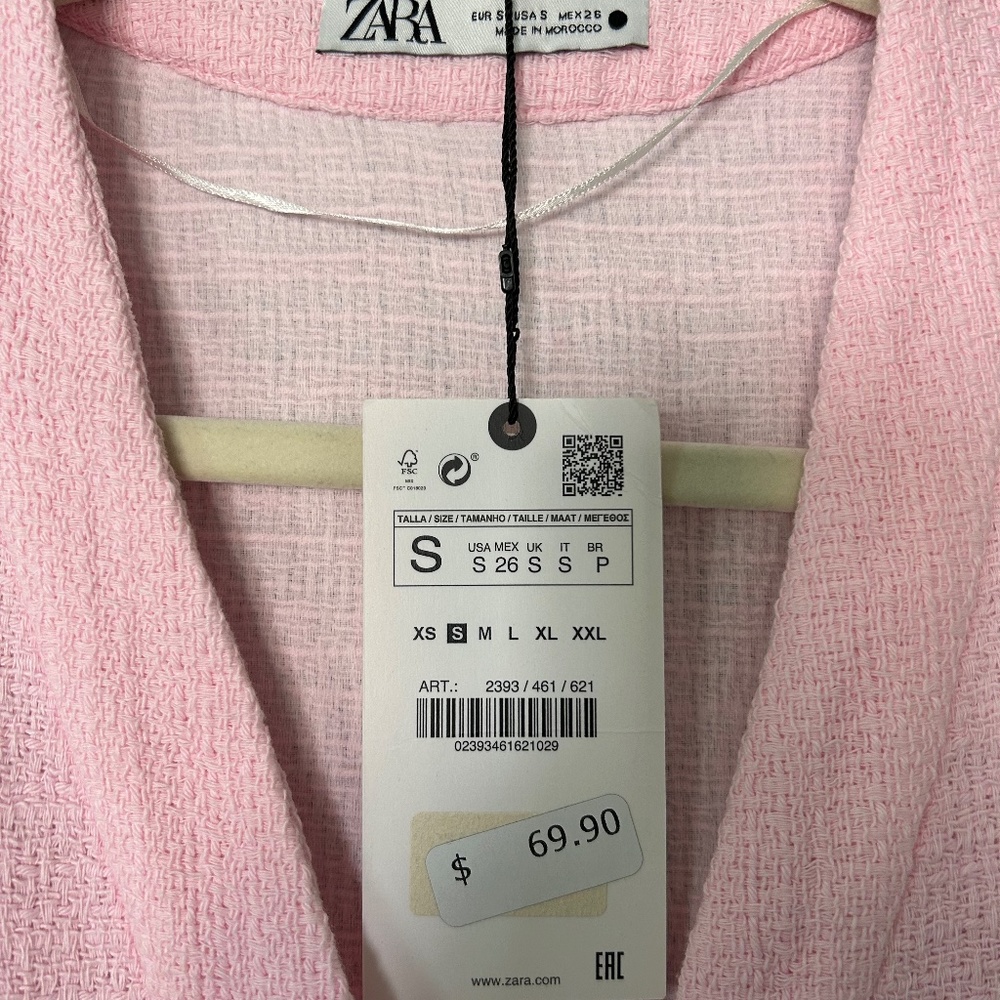 Zara Barbie dress jacket S size